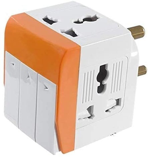 3 Way Plug Adapter Mobile and Computer Accessories