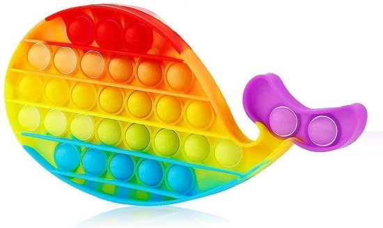 Fish Fidget Pop it Rainbow Toy Toys and Games