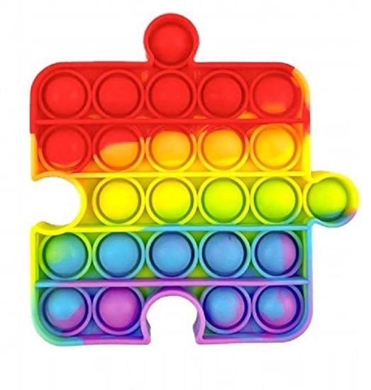 Puzzle Fidget Pop it Rainbow Toy Toys