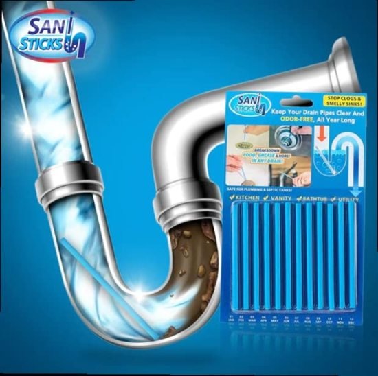Sani Stick Drain Cleaner Cleaning Accessories