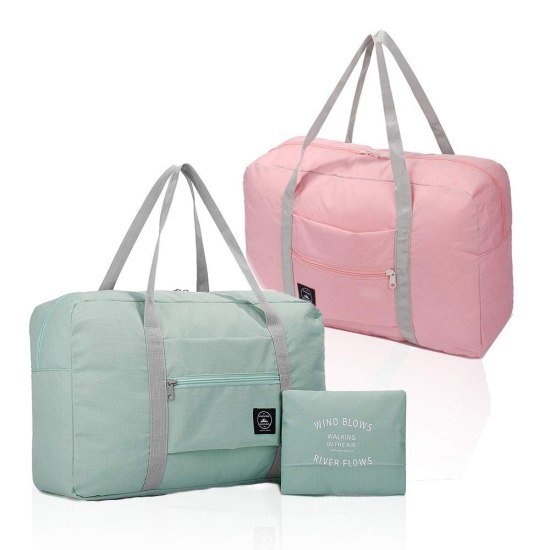 Travel Bag Foldable Nylon Duffle Tote Bag 32 Liter Travelling Bags