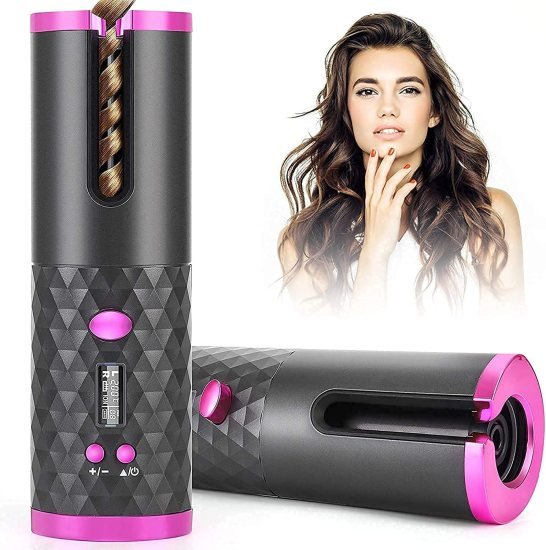 Hair Curler Adjustable Temperature usb Rechargeable  Beauty Products