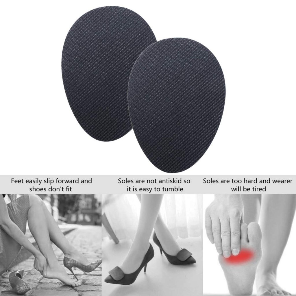 Silicone Pads for Women's Shoes Non-slip Inserts Self-adhesive