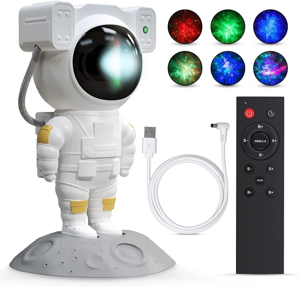 Star Projector Night Light Astronaut LED Projection Lamp with Remote  Control 360 Magnetic Head Rotation Galaxy Space Nebula Projector, Best Gift  For Kids Bedroom, Christmas, Home Party, Valantine Day