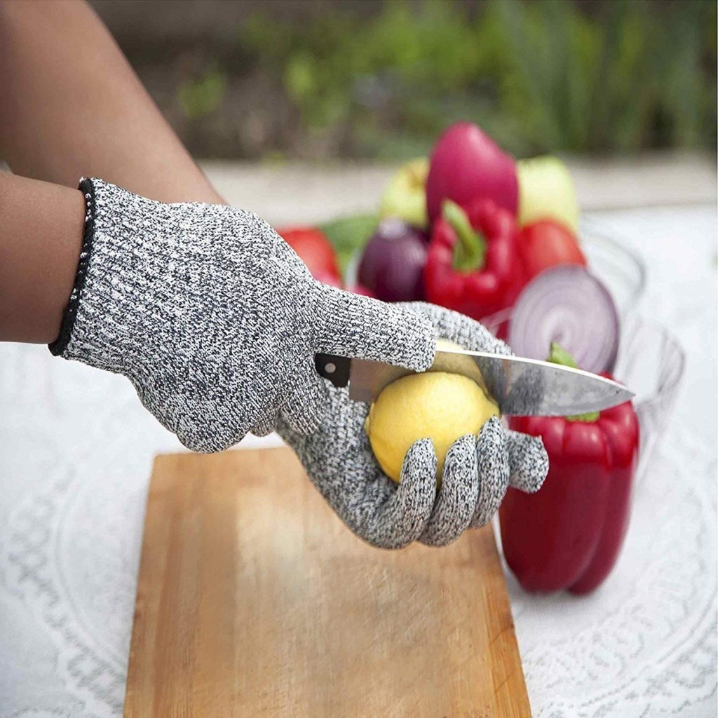 Cut Resistant Gloves, High Performance Level 5 Protection, Food
