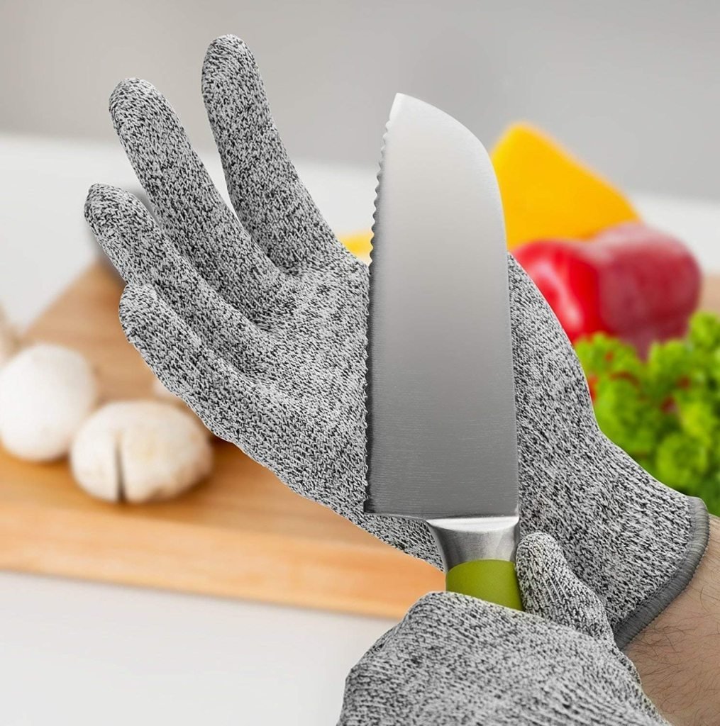 Cut Resistant Gloves, High Performance Level 5 Protection, Food Grade  Kitchen Glove for Hand Safety while Cutting, Cooking, doing Yard Work