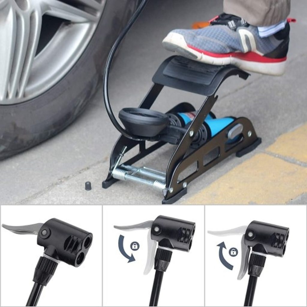 Foot pump for bike tyres best sale