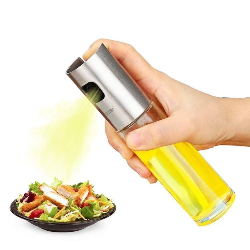 Portable Stainless and Glass Olive Oil Sprayer for Cooking - China
