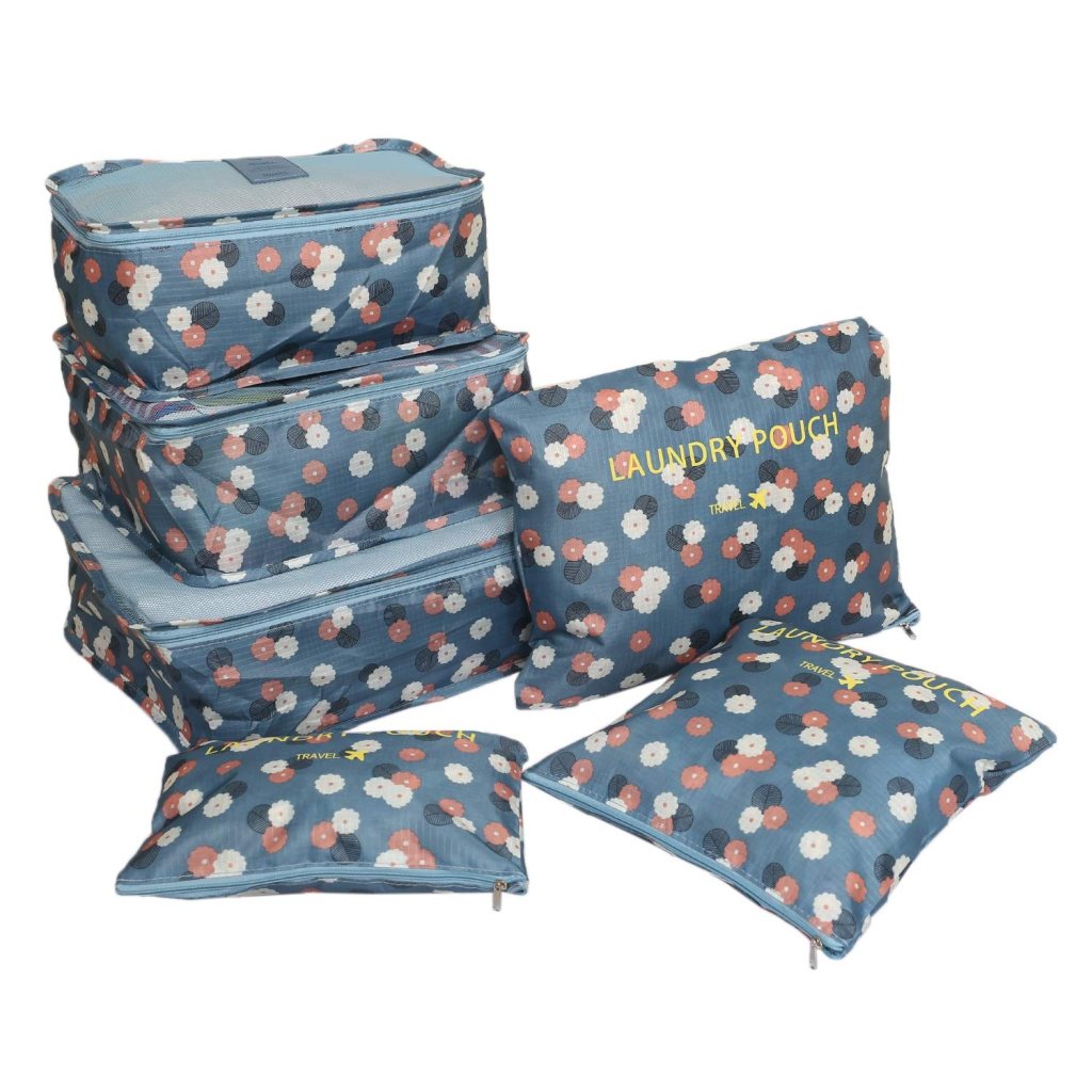 Packing Cube Travel Organizer for Men and Women Luggage Laundry Clothes Storage Pouch Bags
