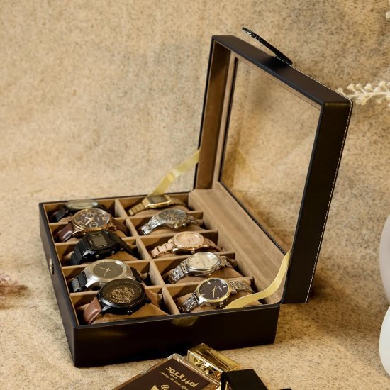 10 Slot Watch Box Organizer cosmetic Bags