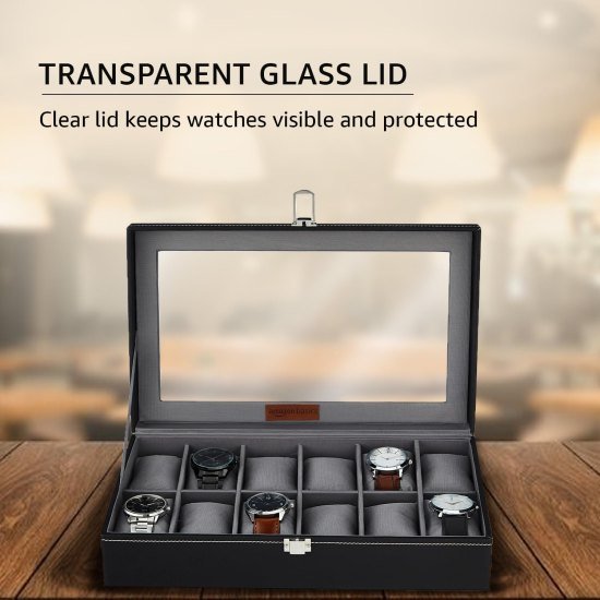 10 Slot Watch Box Organizer cosmetic Bags