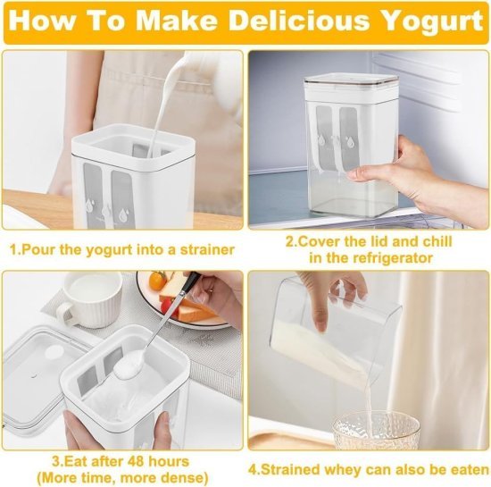 1100 ml Yogurt Filter Kitchenware