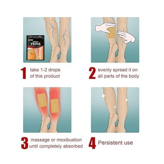 Varicose Veins Patches 12 pcs Personal Care