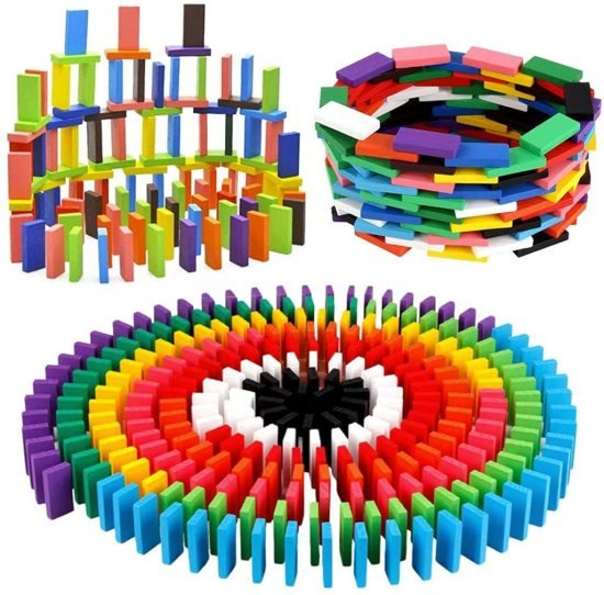 120 pcs Wooden Domino Game Toys and Games