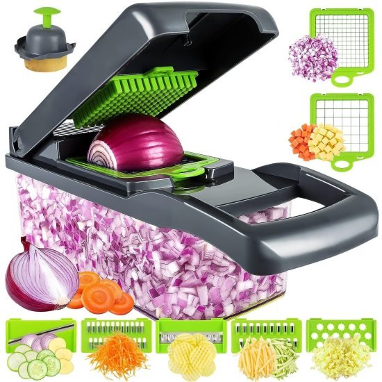 14 In 1 Chopper Nicer Veggie Slicer Dicer Home and Kitchen