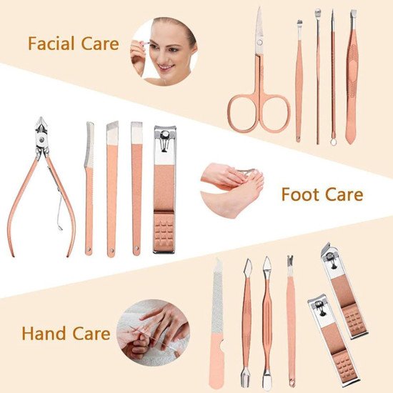 16 in 1 Manicure Set Nail Cutter Personal Care