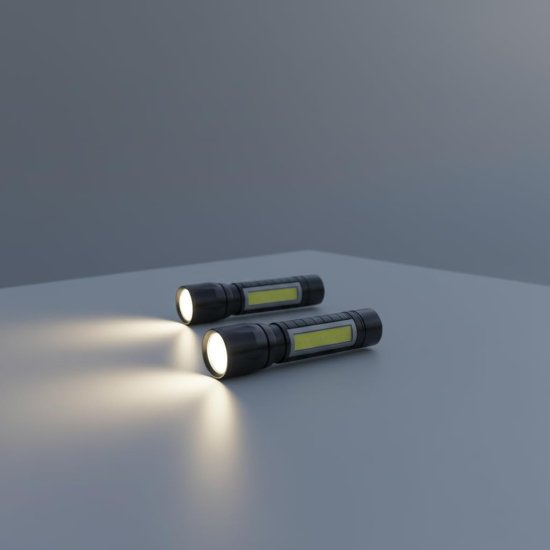 2 In 1 Mini Torch Light Outdoor