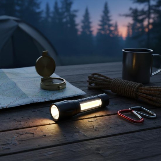2 In 1 Mini Torch Light Outdoor