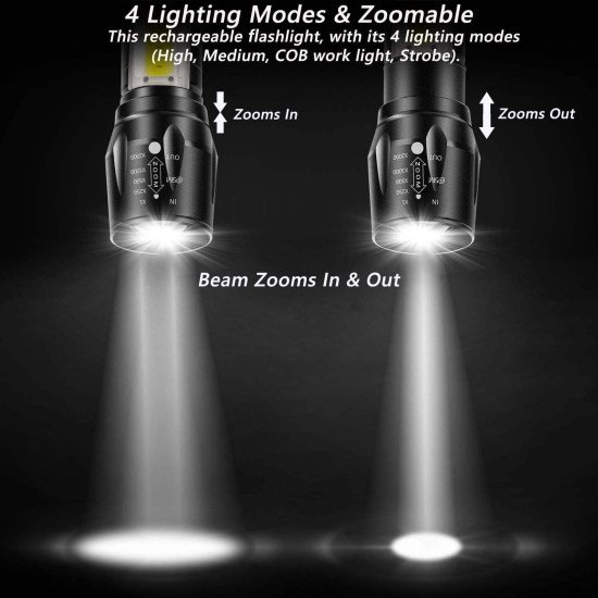 2 In 1 Mini Torch Light Outdoor