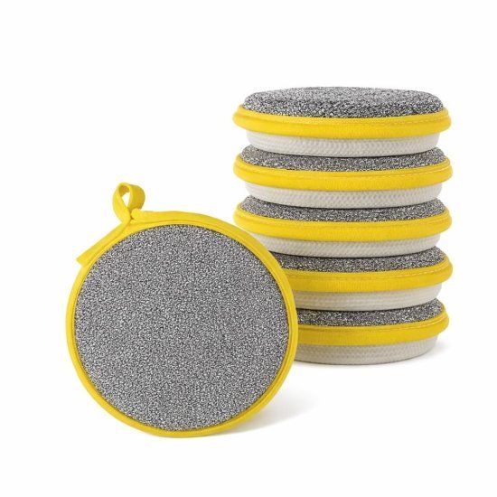 2 In 1 Sponge Dish Scrubber 1 pcs 