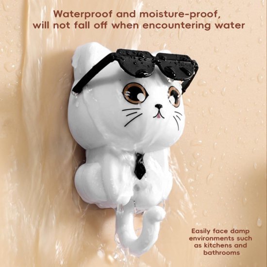 2 Pcs Cat Wall Hook Home Improvement