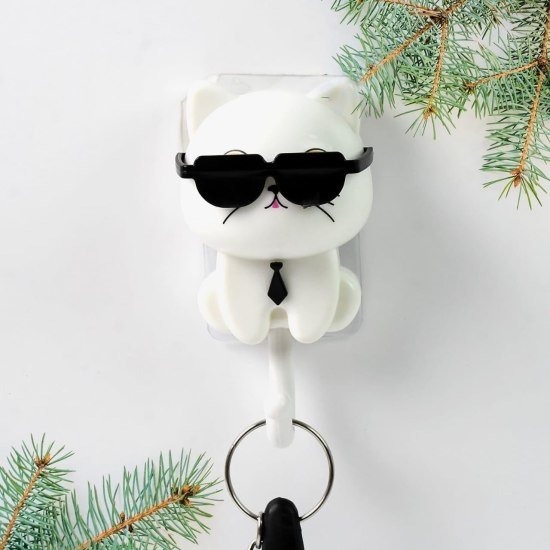 2 Pcs Cat Wall Hook Home Improvement