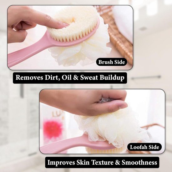 2 in 1 Bath Brush Back Body Scrubber Personal Care