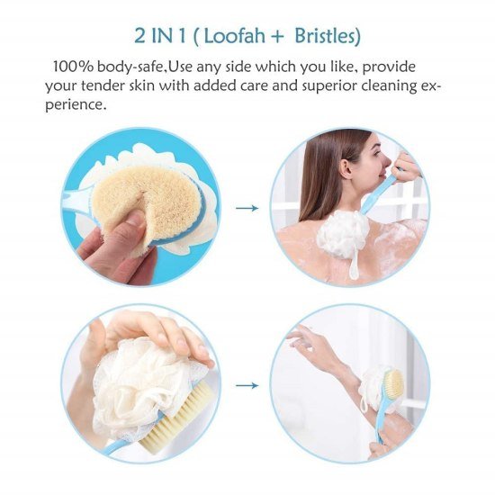 2 in 1 Body Brush  Bathroom Accessories