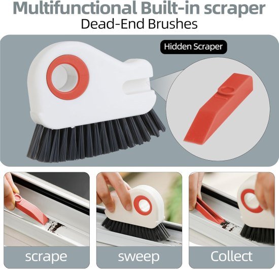 2 in 1 Groove Cleaning Brush Home Improvement