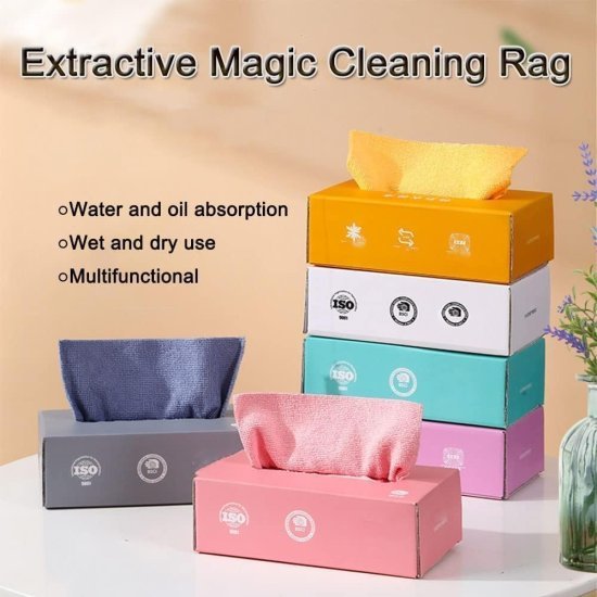 20 Pcs Microfiber Cleaning Wipes Kitchenware