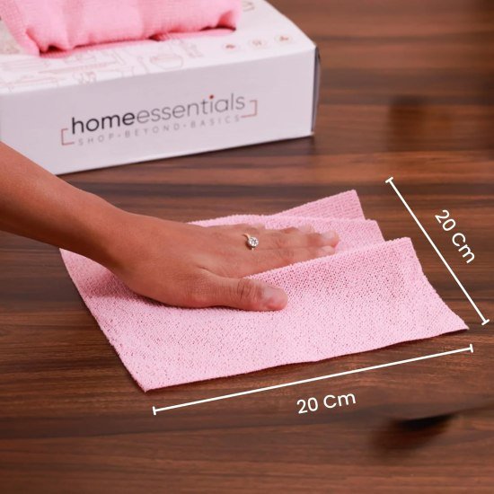 20 Pcs Microfiber Cleaning Wipes Kitchenware