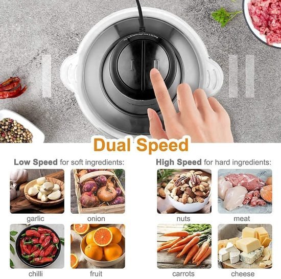 2Ltr Stainless Steel Meat Grinder Kitchenware