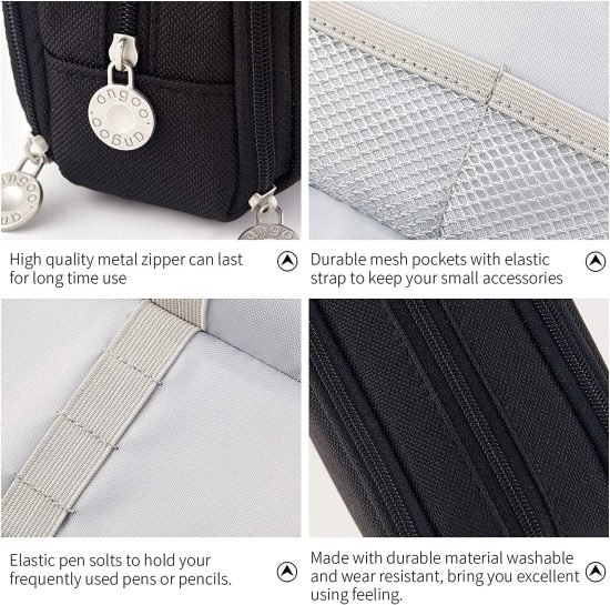 3 Compartment Pencil Pouch Office & Stationery