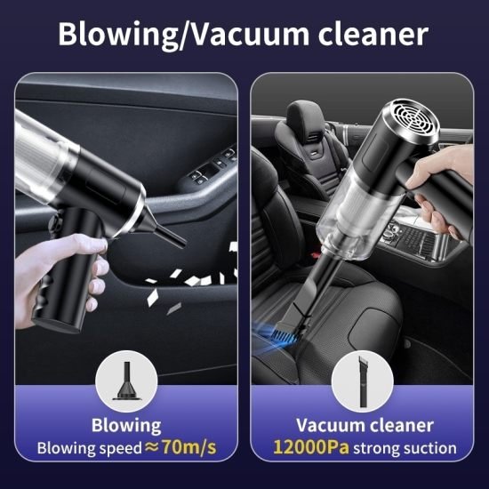 3 In 1 Portable Mini Vacuum Cleaner  Cleaning Accessories