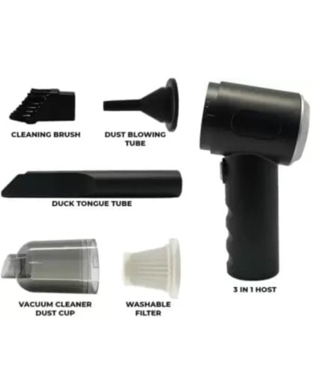 3 In 1 Portable Mini Vacuum Cleaner  Cleaning Accessories