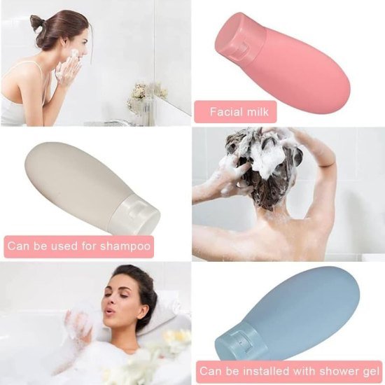 3 Pcs Travel Bottle Set 60 Ml Outdoor