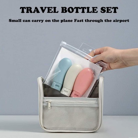 3 Pcs Travel Bottle Set 60 Ml Outdoor
