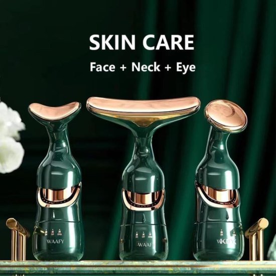 3 in 1 Anti Wrinkles Face Neck Eyes Massager Personal Care