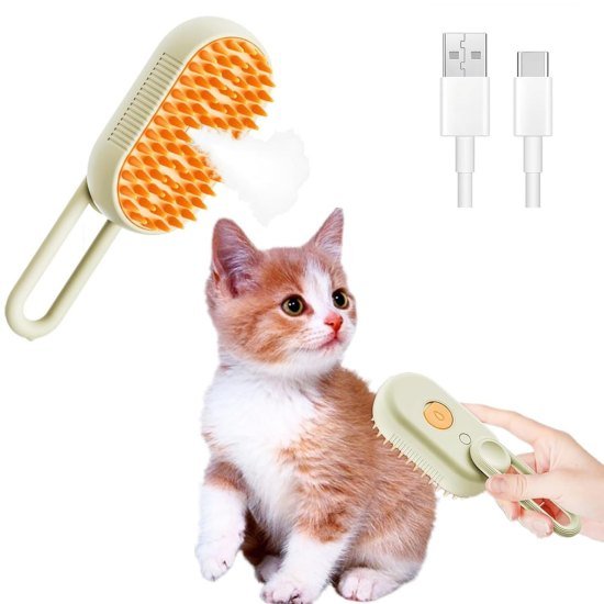 3 in 1 Pet Steam Brush 