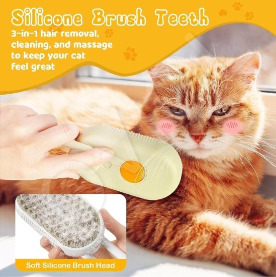 3 in 1 Pet Steam Brush Home Improvement