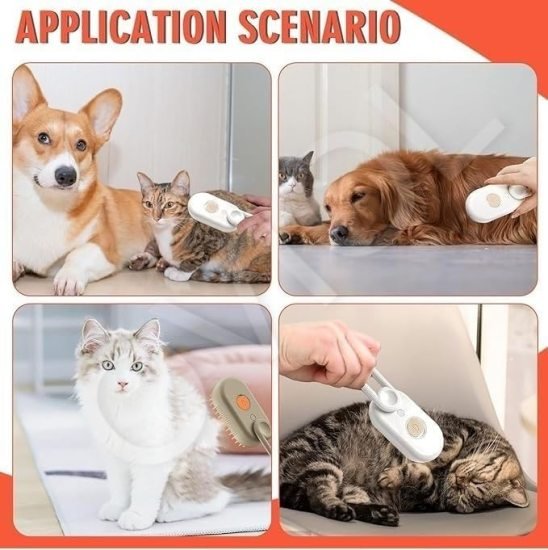 3 in 1 Pet Steam Brush Home Improvement