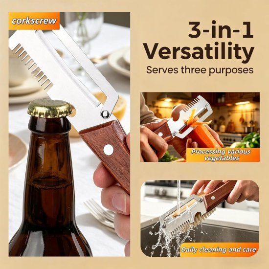 3 in 1 Vegetable Peeler Kitchenware