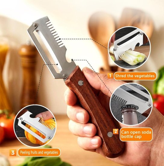 3 in 1 Vegetable Peeler Kitchenware