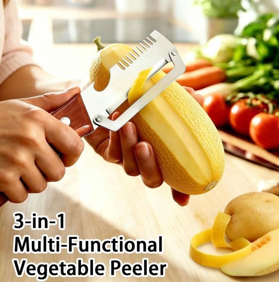3 in 1 Vegetable Peeler Kitchenware