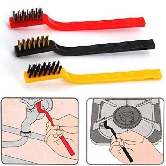 3 pcs Mini Wire Brush Home & Kitchen