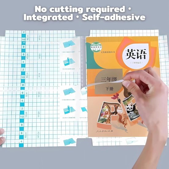 30pcs Waterproof Plastic Book Cover Office & Stationery