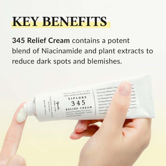 345 Relief Cream Face Moisturiser Beauty Products