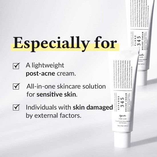 345 Relief Cream Face Moisturiser Beauty Products