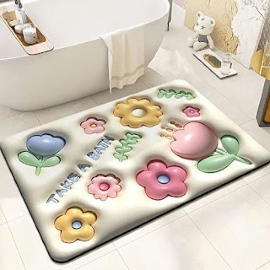 3D Bathroom Mat  Home Improvement