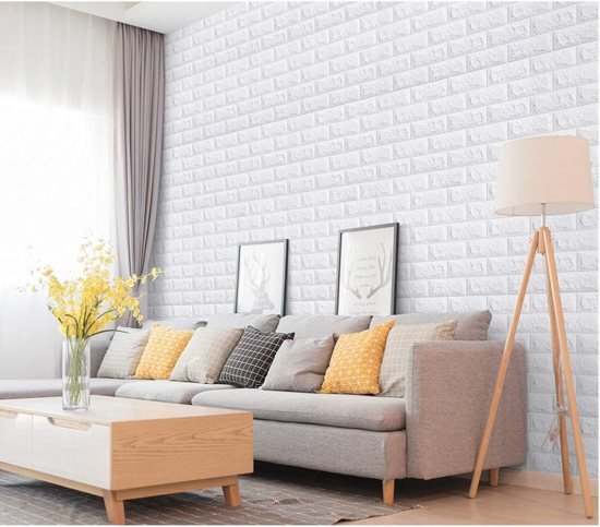 3D Breek Foam Wallpaper 70x77cm Home Improvement